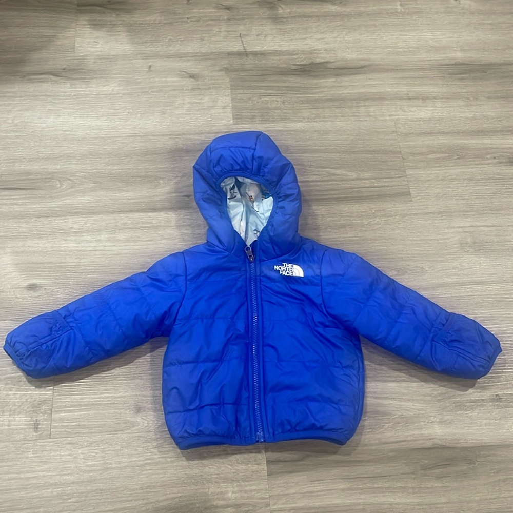 Northface Jacket Toddler/Kids Size 12-18Months Blue (reversible)